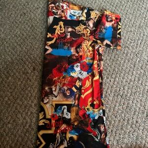 Vibrant Graphic Print Silk shirt